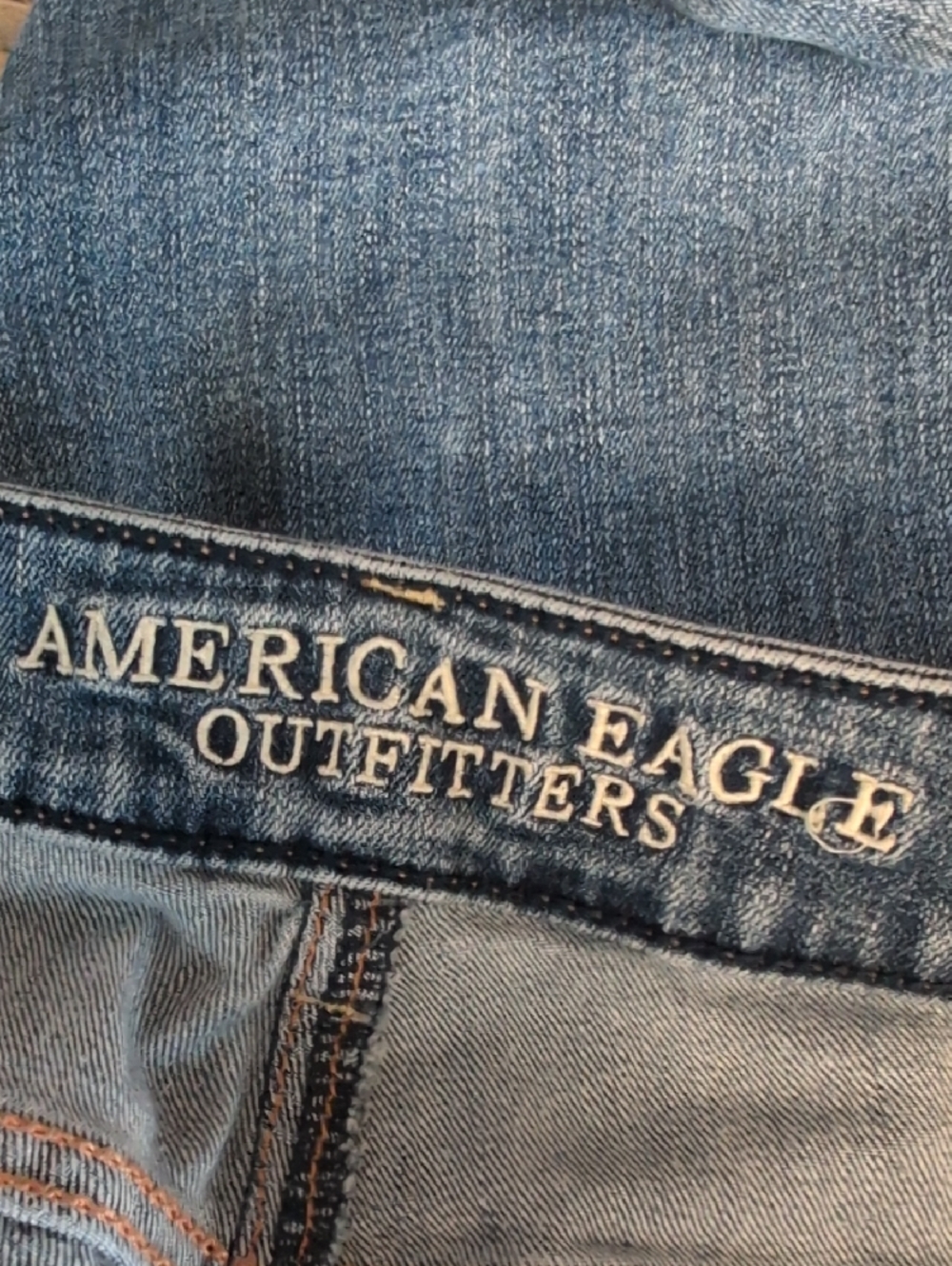 American Eagle Vintage Hi Rise Skinny Super Stretch Crop Jeans 18 W259 - Picture 6 of 8
